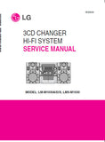LG LM-M1030A D X LMS-M1030 3 CD CHANGER HIFI SYSTEM SERVICE MANUAL INC BLK DIAG PCBS SCHEM DIAGS TRSHOOT GUIDE AND PARTS LIST 61 PAGES ENG
