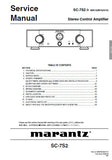 MARANTZ SC-7S2 STEREO CONTROL AMPLIFIER SERVICE MANUAL INC BLK DIAG PCBS SCHEM DIAGS AND PARTS LIST 81 PAGES ENG