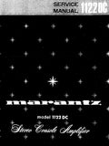 MARANTZ 1122DC STEREO CONSOLE AMPLIFIER SERVICE MANUAL INC SCHEM DIAGS PCBS BLK DIAG AND PARTS LIST 28 PAGES ENG