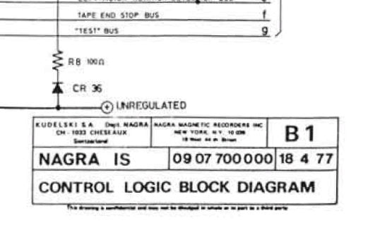 NAGRA IS IV-S IV-SJ REEL TO REEL TAPE RECORDER SCHEMATIC DIAGRAMS 17 PAGES  ENG