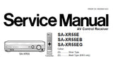 NATIONAL SA-XR55E SA-XR55EB SA-XR55EG AV CONTROL RECEIVER SERVICE MANUAL INC CONN DIAGS BLK DIAG SCHEM DIAGS PCB'S WIRING CONN DIAG AND PARTS LIST 130 PAGES ENG