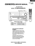ONKYO TX-NR3009(B) TX-NR3009(S) AV RECEIVER SERVICE MANUAL INC BLK DIAGS SCHEM DIAGS AND PARTS LIST 228 PAGES ENG