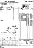 PHILIPS 208U SERIES RADIO SERVICE DOKUMENTATIE INC SCHEM DIAGS AND PARTS LIST 46 PAGES NL