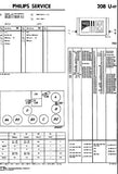 PHILIPS 208U SERIES RADIO SERVICE DOKUMENTATIE INC SCHEM DIAGS AND PARTS LIST 46 PAGES NL