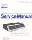 PHILIPS 22RH742 TUNER AMPLIFIER SERVICE MANUAL INC PCBS SCHEM DIAGS AND PARTS LIST 26 PAGES ENG DEUT FRANC NL ITAL