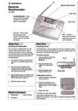 RADIOSHACK REALISTIC 12-260 BEDSIDE WEATHERADIO OWNER'S MANUAL 5 PAGES ENG