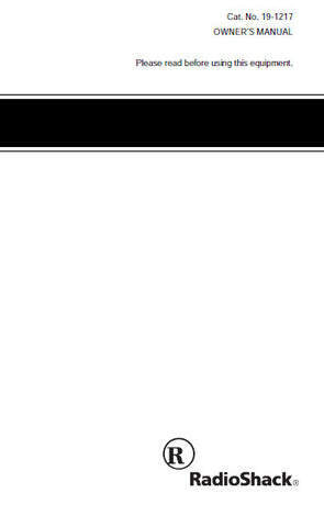 RADIOSHACK REALISTIC BTX-128 CTCSS VHF BUSINESS BAND TRANSCEIVER OWNER'S MANUAL 24 PAGES ENG