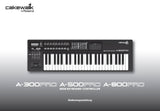 ROLAND A-300PRO A-500PRO A-800PRO MIDI KEYBOARD CONTROLLER BEDIENUNGSANLEITUNG MIT ANHUNG UND FEHELERBEHEBUNG 92 SEITE DEUT