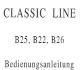 STUDER REVOX B25 AMPLIFIER B22 CD SPIELER B26 FM TUNER BEDIENUNGSANLEITUNG MIT ANSCHLUSSE 10 SEITE DEUT