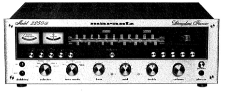 MARANTZ 2250B STEREOPHONIC RECEIVER HANDBOOK OF INSTRUCTIONS INC FUNC BLK DIAG 37 PAGES ENG DE FR
