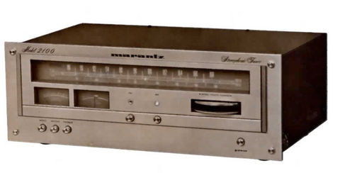 MARANTZ 2100 AM FM STEREOPHONIC TUNER HANDBOOK OF INSTRUCTIONS INC BLK DIAG 22 PAGES ENG