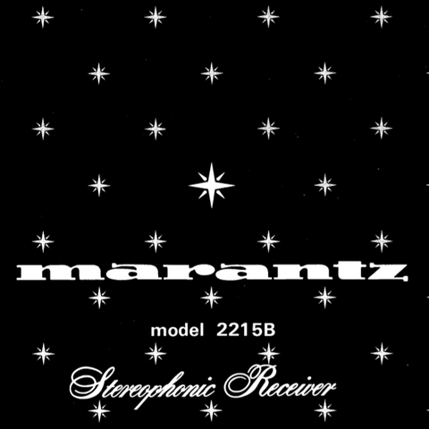 MARANTZ 2215B STEREOPHONIC RECEIVER SERVICE MANUAL INC PCBS SCHEM DIAGS AND PARTS LIST 32 PAGES ENG