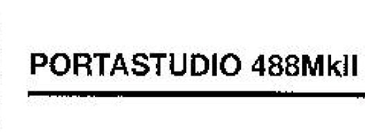 TASCAM 488MKII PORTASTUDIO 8 TRACK CASSETTE TAPE RECORDER 4 TRACK MIXER OWNER'S  MANUAL INC CONN DIAGS 24 PAGES ENG