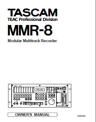 TASCAM PA-R200 NETWORK AV SURROUND RECEIVER INSTRUCTION MANUAL INC CONN DIAGS AND TRSHOOT GUIDE 100 PAGES ENG