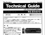 TECHNICS RS-BX4010 STEREO CASSETTE TAPE DECK TECHNICAL GUIDE BLK DIAGS SCHEM DIAG AND PCBS 7 PAGES