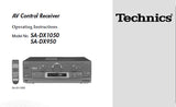 TECHNICS SA-DX950 AV CONTROL RECEIVER OPERATING INSTRUCTIONS INC CONN DIAGS AND TRSHOOT GUIDE 32 PAGES ENG