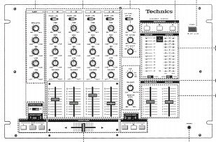 TECHNICS SH-MX1200 PRO MIXER SET OF SCHEMATIC DIAGRAMS INC SCHEM DIAGS PCB'S WIRING CONN DIAG AND BLK DIAG 33 PAGES ENG