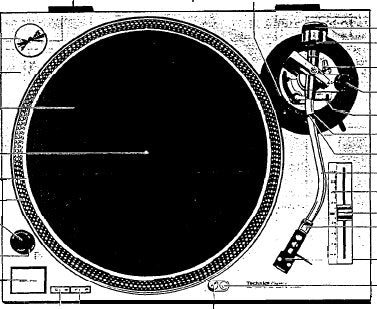 TECHNICS SL-1210MKII SL-1200MKII PLATTENSPIELER BEDIENUNGSANLEITUNG 8 SEITE ENG