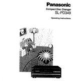 TECHNICS SL-PD349 CD CHANGER OPERATING INSTRUCTIONS INC CONN DIAGS AND TRSHOOT GUIDE 16 PAGES ENG