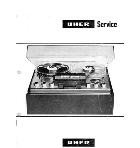 UHER 22 HIFI SPECIAL 24 HIFI SPECIAL TONBANDGERAT SERVICEANLEITUNG MIT SCHEMAS 15 SEITE DEUT