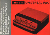 UHER 5000 UNIVERSAL TONBANDGERAT BEDIENUNGSANLEITUNG 26 SEITE DEUT