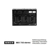 UHER MIX 700 STEREO MIXER BEDIENUNGSANLEITUNG 14 SEITE DEUT