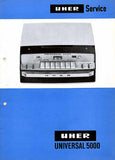 UHER UNIVERSAL 5000 TONBAND SERVICE ANLEITUNG MIT PCBS UND SCHEMA 22 SEITE DEUT