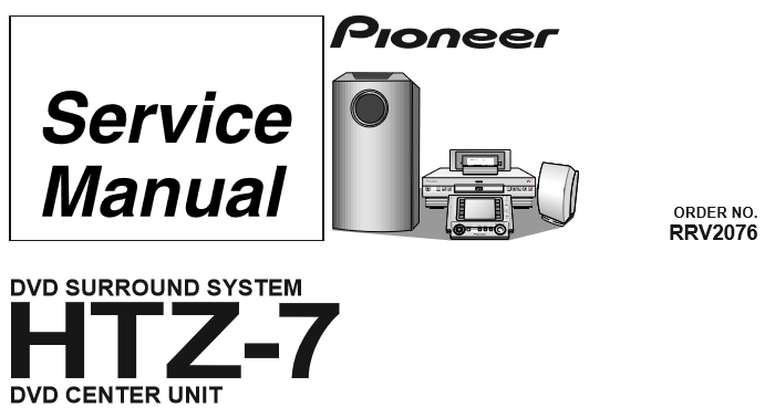 PIONEER KEH-P7035 MULTI-CD CONTROL HIGH POWER CASSETTE PLAYER WITH FM AM TUNER SERVICE MANUAL INC BLK DIAG PCBS SCHEM DIAG AND PARTS LIST 48 PAGES ENG