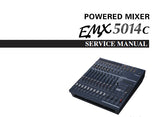 YAMAHA EMX5014c POWERED MIXER SERVICE MANUAL INC WIRING DIAG PCBS BLK DIAG CIRC DIAGS AND PARTS LIST 178 PAGES ENG JAP