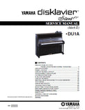 YAMAHA SILENT SE SERIES SILENT e DU1A DISKLAVAIA SILENT PIANO SERVICE MANUAL INC BLK DIAG PCBS SCHEM DIAGS AND PARTS LIST 151 PAGES ENG