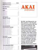 AKAI GESAMPROGRAMM 1993 41 SEITE DEUTSCH