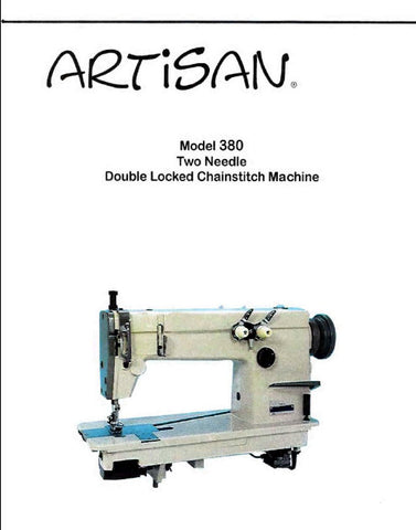 ARTISAN MODEL 380 SEWING MACHINE INSTRUCTION BOOK 40 PAGES ENG