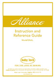 BABY LOCK ALLIANCE BNAL SEWING MACHINE INSTRUCTION AND REFERENCE GUIDE 192 PAGES ENG