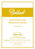 BABY LOCK BALLAD BLBA SEWING MACHINE INSTRUCTION AND REFERENCE GUIDE 200 PAGES ENG
