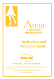 BABY LOCK BL20A ANNA A-LINE SERIES SEWING MACHINE INSTRUCTION AND REFERENCE GUIDE 76 PAGES ENG ESP FRANC
