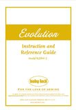 BABY LOCK BLE8W-2 EVOLUTION SEWING MACHINE INSTRUCTION AND REFERENCE GUIDE 92 PAGES ENG