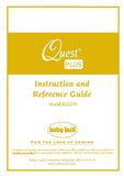BABY LOCK BLQ2-PL QUEST PLUS SEWING MACHINE INSTRUCTION AND REFERENCE GUIDE 104 PAGES ENG