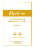 BABY LOCK EUPHORIA BLC4 SEWING SEWING MACHINE INSTRUCTION AND REFERENCE GUIDE 48 PAGES ENG