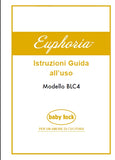 BABY LOCK EUPHORIA BLC4 MACCHINA DA CUCIRE ISTRUZIONI GUIDA ALL' USO 46 PAGINE ITALIANO