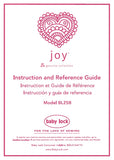 BABY LOCK JOY BL25B SEWING MACHINE MACHINE A COUDRE MAQUINA DE COSER INSTRUCTION AND REFERENCE GUIDE 76 PAGES ENG FRANC ESP