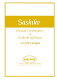 BABY LOCK SASHIKO BLQK2 MACHINE A COUDRE MANUEL D'INSTRUCTION ET GUIDE DE REFERENCE 43 PAGES FRANC