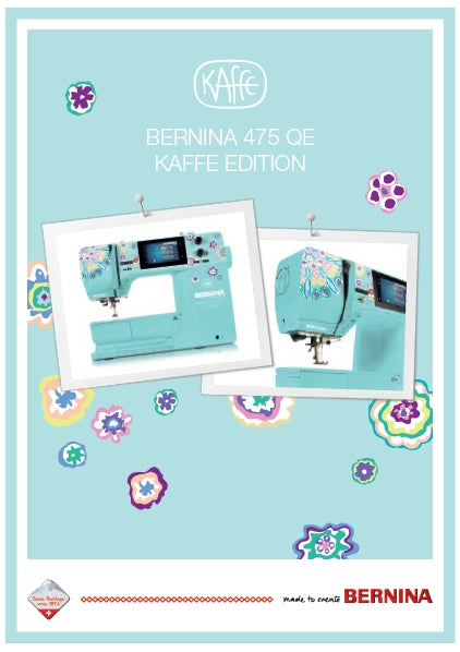 BERNINA 475 QE KAFFE EDITION MAQUINA DE COSER INSTRUCCIONES DE USO 130 PAGES ESP