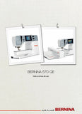 BERNINA 570 QE MAQUINA DE COSER INSTRUCCIONES DE USO 198 PAGES ESP