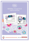 BERNINA 770 QE PLUS KAFFE EDITION MACHINE A COUDRE MODE D'EMPLOI 238 PAGES FRANC