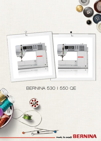 BERNINA 530 550 QE NAHMASCHINE BEDIENUNGSANLEITUNG 94 SEITE DEUT