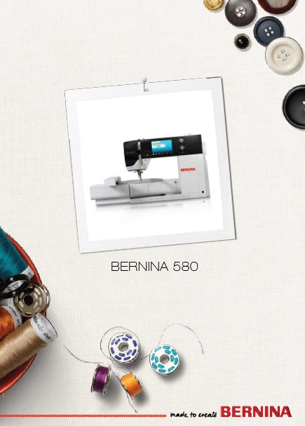 BERNINA 580 MACHINE A COUDRE MODE D'EMPLOI 194 PAGES FRANC