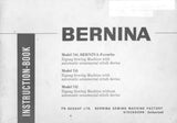 BERNINA 740 741 742 SEWING MACHINE INSTRUCTION BOOK 79 PAGES ENG