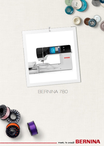 BERNINA 780 MACHINA DA CUCIRE ISTRUZIONI PER L'USO 224 PAGES ITAL