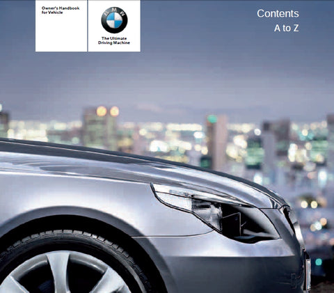 BMW 5 SERIES 2005 MOTOR CAR OWNERS HANDBOOK 248 PAGES ENGLISH