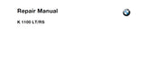 BMW K1100LT K1100RS MOTORCYCLE REPAIR MANUAL 364 PAGES ENGLISH